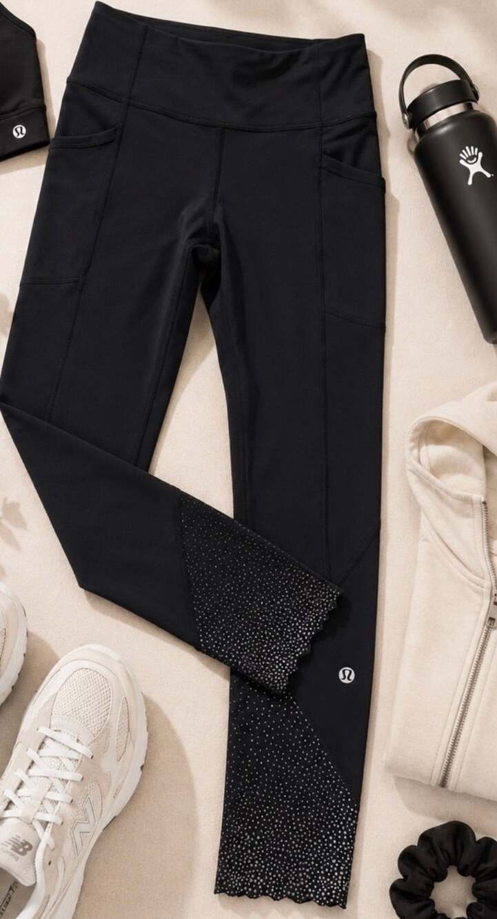 Lululemon Speed Up Crop Reflective Leggings (t)